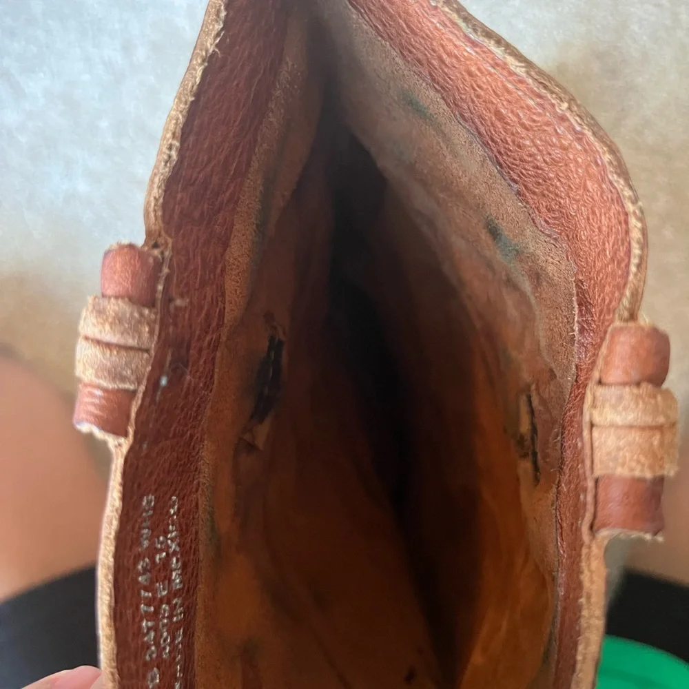 Frye Brown Tall Leather Riding Boots